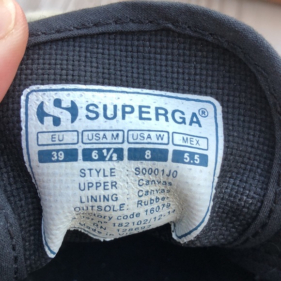 SUPERGA Canvas Platform Wedge Sneakers - Picture 6 of 11